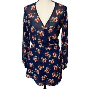 WAYF Floral Mini Dress